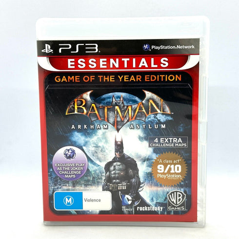 Batman: Arkham Asylum Game of the Year Edition - PlayStation 3 / PS3 Game